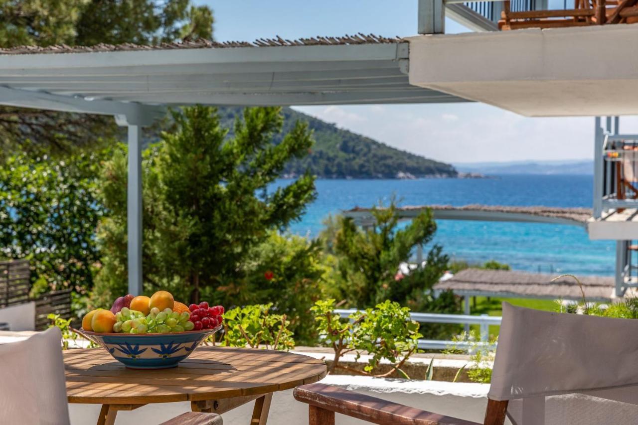 Milia Beach Apartments Paralia Milia Kültér fotó