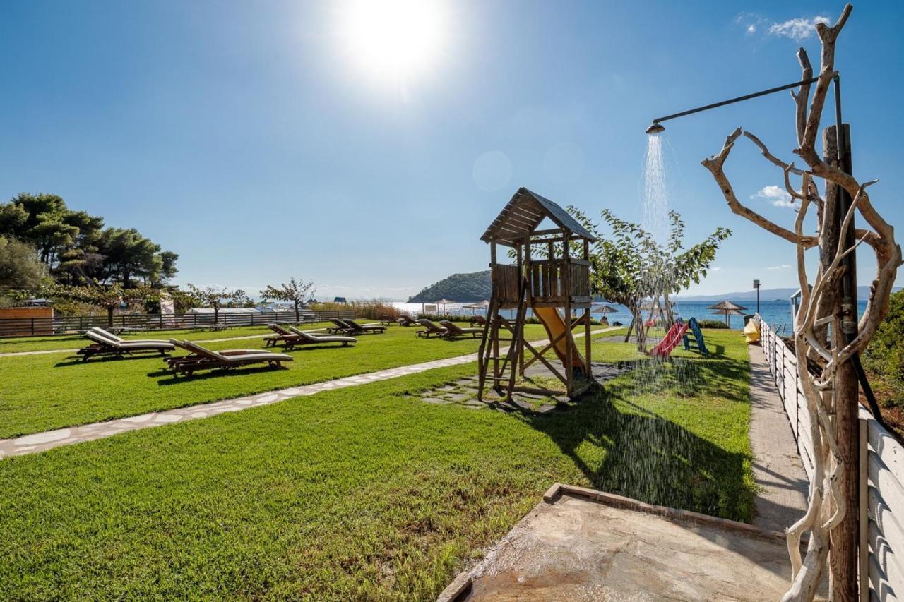 Milia Beach Apartments Paralia Milia Kültér fotó