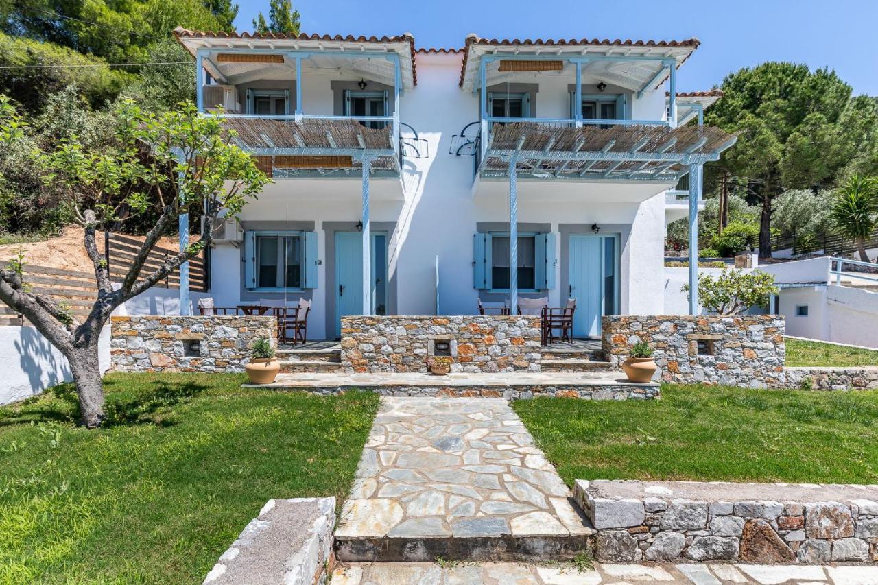 Milia Beach Apartments Paralia Milia Kültér fotó