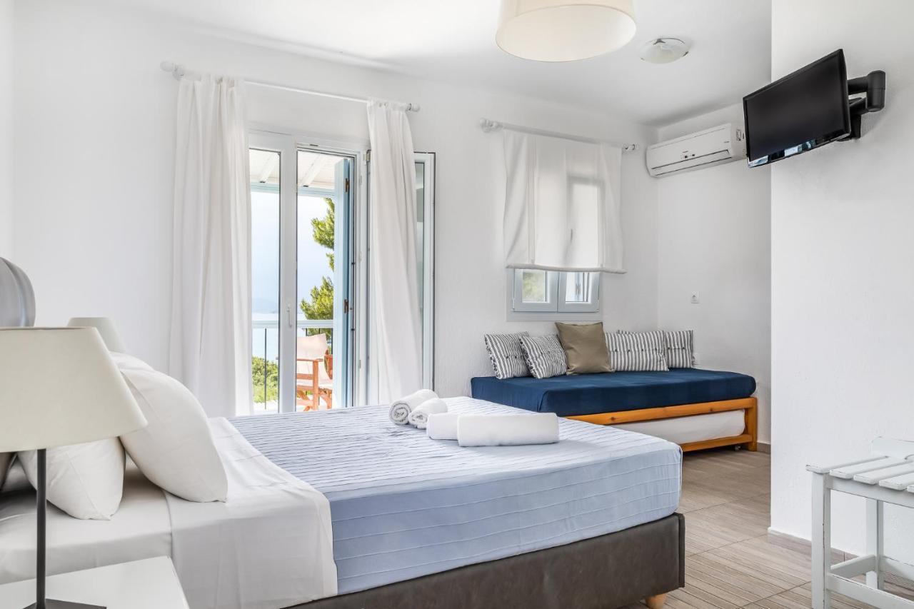 Milia Beach Apartments Paralia Milia Kültér fotó