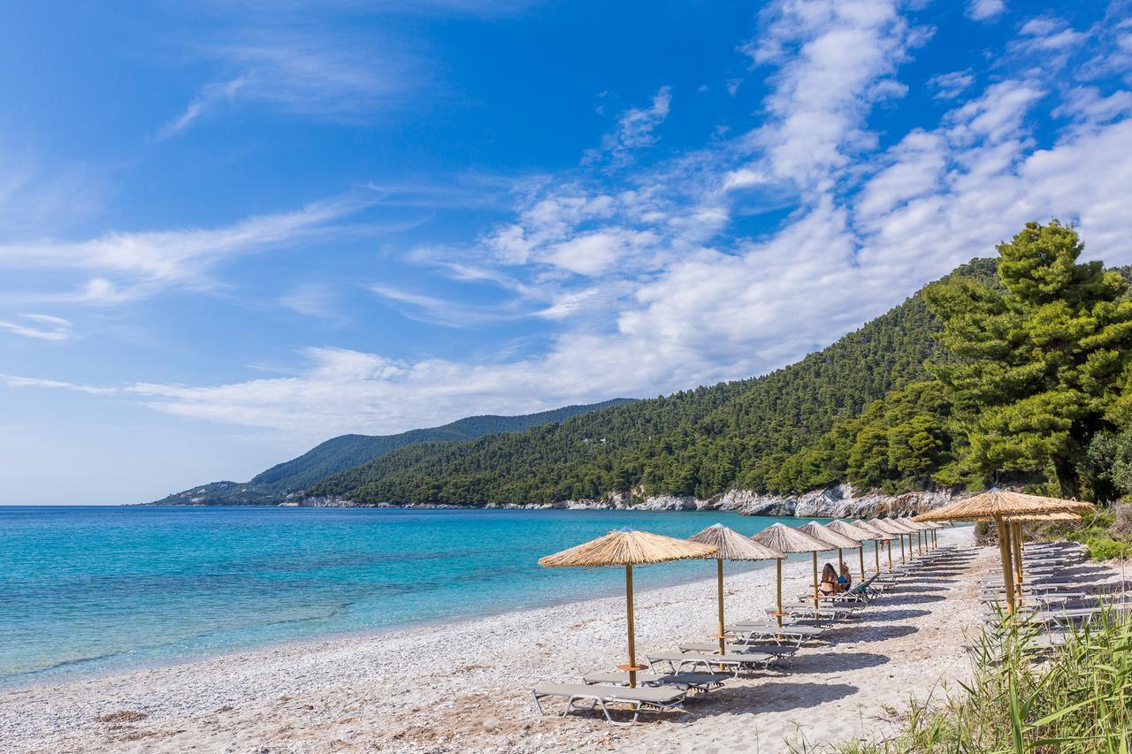 Milia Beach Apartments Paralia Milia Kültér fotó